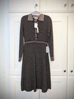 MaxStudio Printed Dress